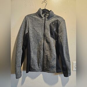 Spider Full Zip Jacket • MNS S • Polar Marble Black Gray • 100% Polyester